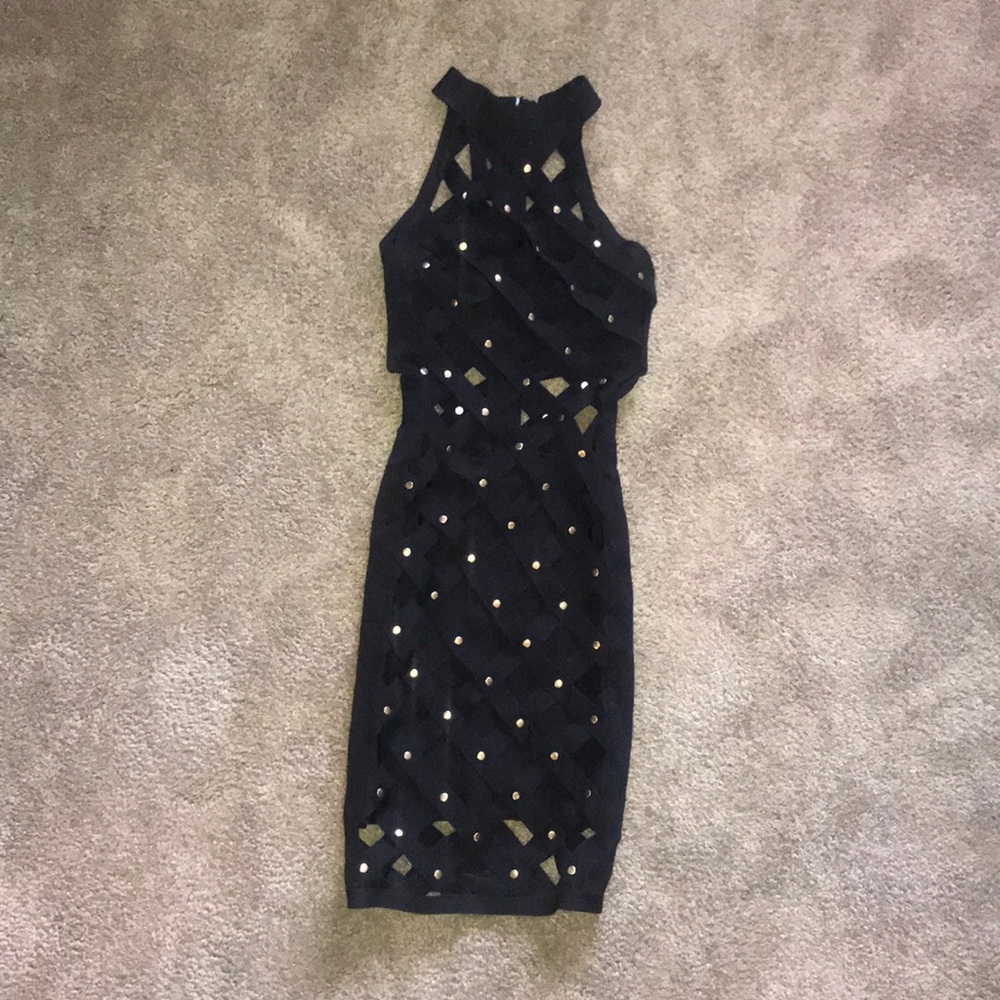 Black Cage Dress